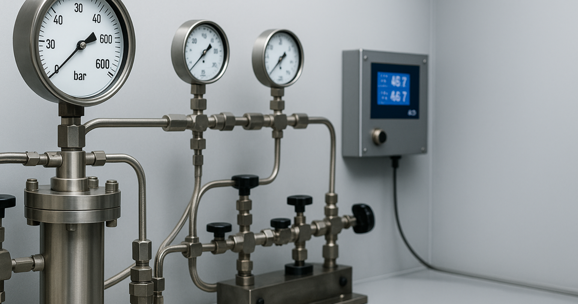 High-pressure hydrogen testing system